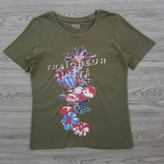 DAILY NATURAL Ladies T-Shirt (GREEN) (M - L)