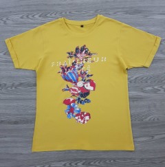 HAPHEN WORLD GALLERY Ladies T-Shirt (YELLOW) (S - M - L)