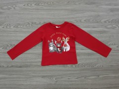 E-VIE ANGEL Girls T-Shirt (RED) (12 Month to 6 Years)
