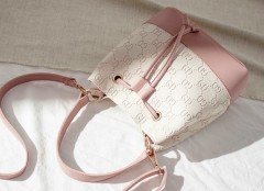 Ladies Bags (CREAM - LIGHT PINK) (Os)