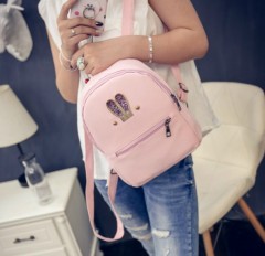 Back Pack (LIGHT PINK) (FREE SIZE)