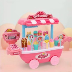 Ice Cream Stroller Toys (PINK) (29 Ã—22 CM)