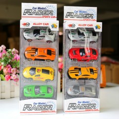 4 Pcs Car Model Racer Pack (As Photo) (ONE SIZE)