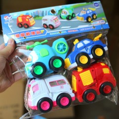 4 Pcs Mini Cars Toys Pack (As Photo) (One Size)