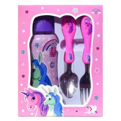 Spoon And Fork Unicorn Set (PINK) (ONE SIZE)