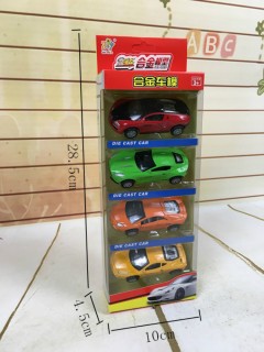 4 Pcs Mini Cars Toys Pack (As Photo) (10Ã—4.5Ã—28.5 CM )