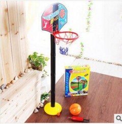 TOP ONE Kids Sports Portable Basketball Toy Set with Stand & Pump Toddler Baby Durable (as photo) 115cm)