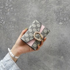 Ladies Wallet (GOLD - LIGHT PINK) (FREE SIZE)