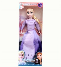 Frozen Elsa Doll (PURPLE) (32.5Ã—12Ã—4.5 CM)