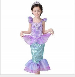 Mermaid Custom Dress For Girls (PURPLE)