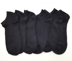 FITTER Mens Sports Socks 6 Pcs Pack (BLACK) (FREE SIZE)
