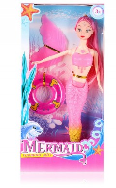 Mermaid Toys (PINK) (16Ã—4.5Ã—33.5 CM)