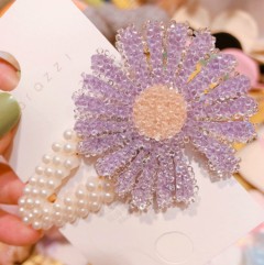 Hair Accessories (PURPLE - WHITE) (ONE SIZE)