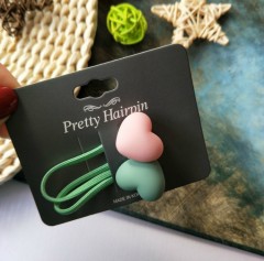 Hair Accessories (GREEN - LIGHT PINK) (ONE SIZE)