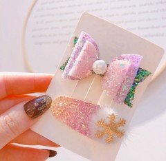 Hair Accessories (PINK - GREEN ) (ONE SIZE)