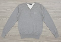 IDENTIC Mens Sweater (GRAY) (S - M - L - XL - XXL)