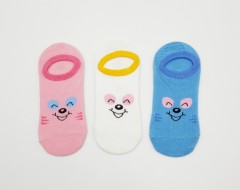 BAROTTI Girls Socks 3 Pcs Pack (RANDOM COLOR) (7 to 11 Years)
