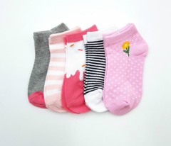 BAROTTI Girls Socks 5 Pcs Pack (AS PHOTO) (3 to 11 Years)