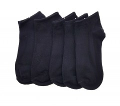 BAROTTI Ladies Socks 5 Pcs Pack (BLACK) (FREE SIIZE)