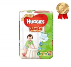 HUGGIES  Gold Pants (L 9-14KG) (44Pcs) (MOS)