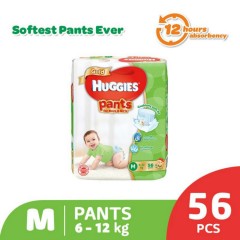 HUGGIES  Gold Pants (M 6-12KG) (56 Pcs) (MOS)