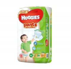 HUGGIES  Gold Pants (XL 12-17KG) (38 Pcs) (MOS)
