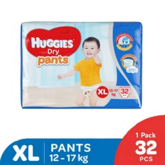 HUGGIES  Dry Pants (XL 12-17KG) (32 Pcs)