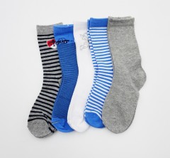 BAROTTI Boys Socks 5 Pcs Pack (RANDOM COLOUR) (5 to 7 Years)