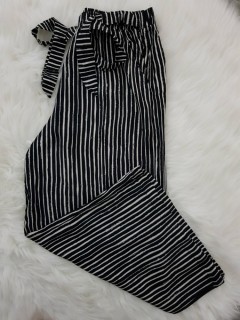 HANIMCA Ladies Turkey Pants (WHITE - BLACK) (S - M - L - XL)