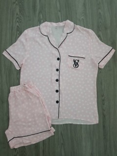 VICTORIA SECRET Ladies Turkey Sleepwear 2 Pcs Set (PINK) (S - M - L - XL)