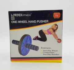 LORDEX FITNESS One Wheel Hand Pusher (BLACK - BLUE) (LXYX-18300A)