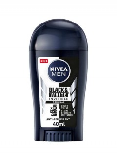 NIVEA Black And White Deodorant Stick For Men 40ml (Exp: 09.2022) (MOS)(CARGO)