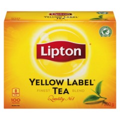 (Food) LIPTON Yellow Label Black Tea 100 bags (200g) (Exp: 07.2023) (mos)