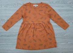 AMY & LUCY Girls Dress (BROWN) (98 to 128 CM)