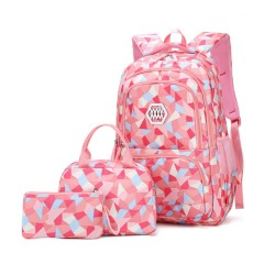 3 Pcs Back Pack Set (PINK) (Os) (ARC)