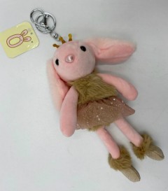Key Ring (PINK - LIGHT BROWN) (One Size)
