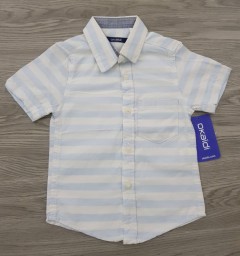 OKAIDI Boys T-Shirt (LIGHT BLUE - WHITE) (12 Months to 6 Years)