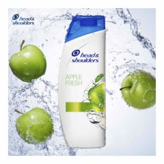 HEAD & SHOULDERS  Apple Fresh Anti-Dandruff Shampoo 400ML (Exp: 08.2022) (K8) (CARGO)