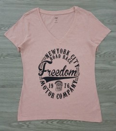 DIP Ladies T-Shirt (PINK) (XS - S - M - L - XL - XXL - 3XL)