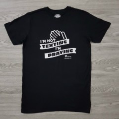 I CLUB Mens T-Shirt (BLACK) (M - L - XL -XXL)