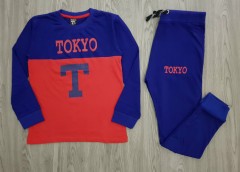 TOKYO Boys 2 Pcs Pyjama Set (DARK BLUE - RED) (2 to 10 Years)