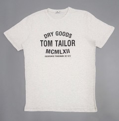 TOM TAILOR Mens T-Shirt (LIGHT GRAY) (S)