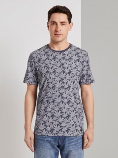 TOM TAILOR Mens T-Shirt (GRAY - NAVY) (M - L - Xl - 2XL - 4xl)