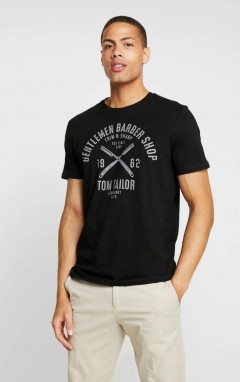 TOM TAILOR Mens T-Shirt (BLACK) (S - M - L)