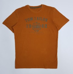 TOM TAILOR Mens T-Shirt (BROWN) (S - L - XL - XXL)