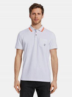 TOM TAILOR Mens Polo Shirt (WHITE) (S - M - L - XL - 3XL)