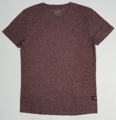 TOM TAILOR Mens T-Shirt (BROWN) (S - M - L - XL - XXL)
