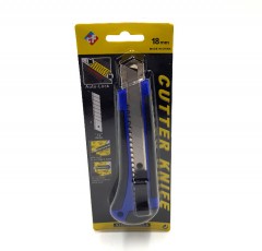 Cutter Knife (18mm) (BLUE - BLACK) (MOS)