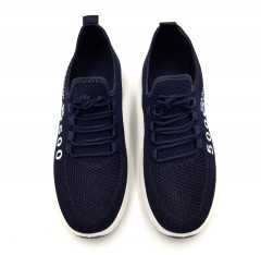 POERWMAN Mens Shoes (NAVY) (40 to 45)