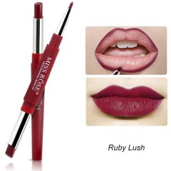 MISS ROSE 2 In 1 Lipstick & Lip Liner (04 RUBY LUSH) (FRH